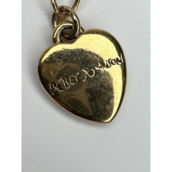 Betsey Johnson Royal Engagement Telephone Booth Tea Ribbon Bow Charm Necklace - Picture 4 of 8